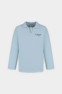 Givenchy Kids Long Sleeved Logo Printed Polo Top
