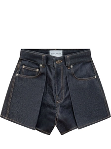 Givenchy Front-Panel Denim Shorts