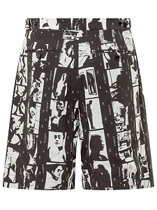 Givenchy Photographic Negative Printed Bermuda Shorts