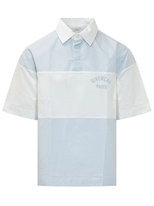 Givenchy Panelled Short-Sleeve Polo Shirt