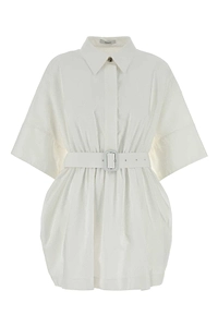 Givenchy Short Sleeved Belted Mini Dress