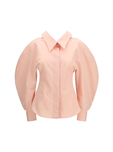 Givenchy Slashed Puff-Sleeve Shirt