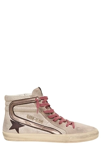Golden Goose Deluxe Brand Slide Shimmer High-Top Sneakers
