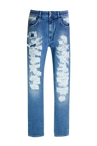 Givenchy Slim Fit Destroyed Jeans