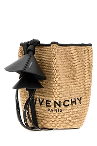Givenchy Snap Nano Raffia Bucket Bag
