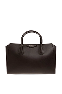 Givenchy Structured Logo Detailed Tote Bag