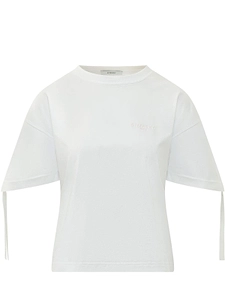Givenchy Tie-Cuff Crewneck T-Shirt
