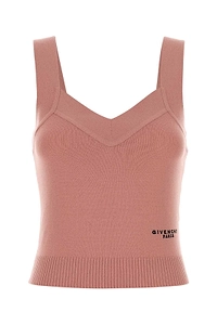 Givenchy V-Neck Ribbed Tank Top