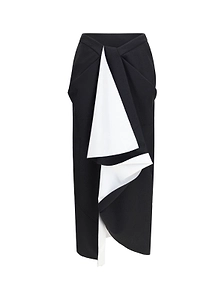 Givenchy Wrapped Midi Skirt