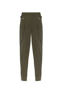 Givenchy Zip-Detailed Pleated Trousers