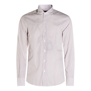 Glanshirt Long-Sleeved Striped Shirt
