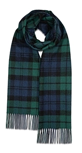 Gloverall Oversized Checked Fringed Edge Scarf