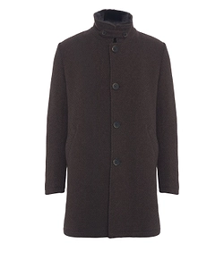 Gms75 Single Breasted Long Sleeved Coat
