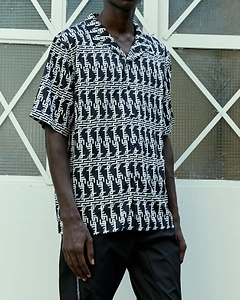 Luka Logo Pattern Shirt
