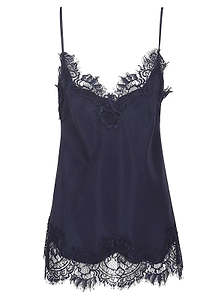 Gold Hawk Lace Trim Camisole Top
