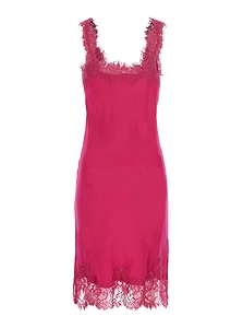 Gold Hawk Megan Lace-Trim Slip Dress