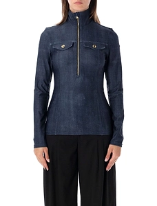 Yunnai Zip Front Top