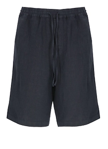 120% Lino Drawstring Bermuda Shorts