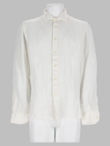 120% Lino Linen Button-Up Shirt