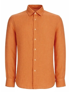 120% Lino Long Sleeved Buttoned Shirt