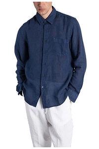 120% Lino Long Sleeved Buttoned Shirt