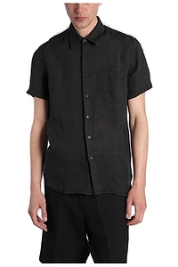 120% Lino Short Sleeved Buttoned Shirt