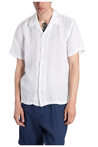 120% Lino Short-Sleeve Buttoned Shirt