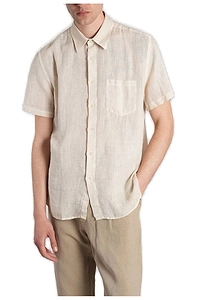 120% Lino Short Sleeved Buttoned Shirt