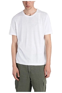 120% Lino Short Sleeved Crewneck T-Shirt