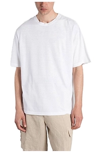 120% Lino Short Sleeved Crewneck T-Shirt