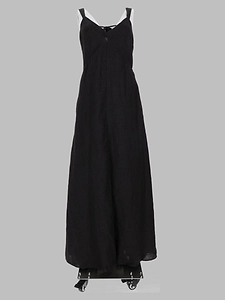 120% Lino Tie-Back Maxi Dress