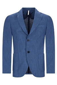 120% Lino Two-Button Linen Blazer