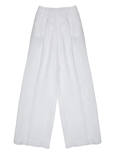 120% Lino Wide-Leg Linen Pants
