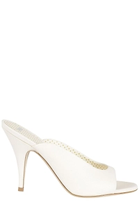 Lilia Peep-Toe Heeled Sandals