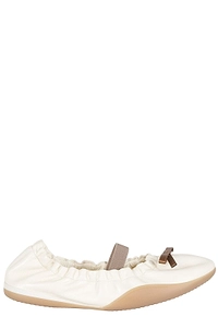 Naomi Elastic-Strap Ballet Flats