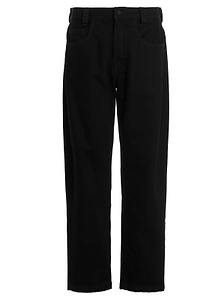 44 Label Group Embroidered Logo Straight Leg Jeans
