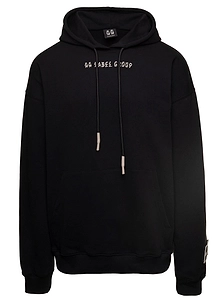 44 Label Group Logo Embroidered Drawstring Hoodie