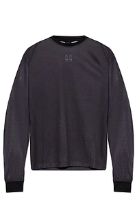 44 Label Group Mesh Logo Long Sleeve T-Shirt