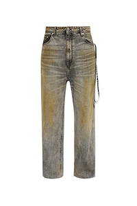 44 Label Group Vintage Effect Wide-Leg Jeans
