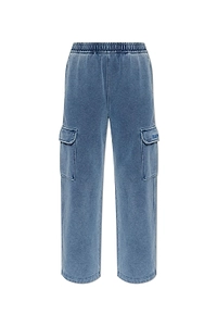 A Bathing Ape® Wide-Leg Cargo Pants