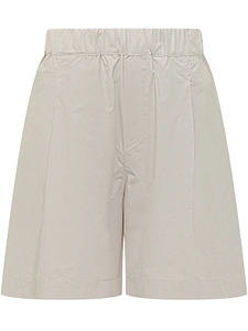 A Paper Kid Elastic-Waist Popeline Shorts