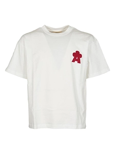 A Paper Kid Logo Print T-Shirt
