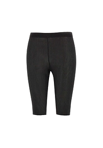 Ena Ribbed Knee-Length Shorts
