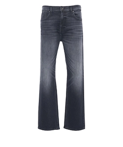 7 For All Mankind Logo Patch Straight Leg Jeans