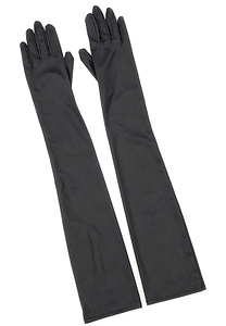 7 For All Mankind Long Faux Leather Gloves