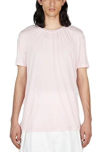 Aaron Esh Gathered Neck Short Sleeved T-Shirt