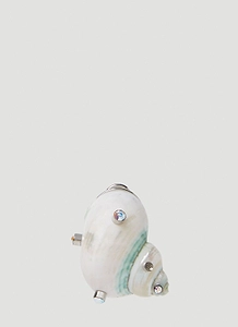 Acne Studios Embellished Shell Earring