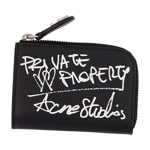 Acne Studios Graphic Zip-Around Wallet