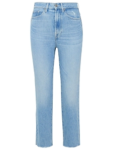7 For All Mankind Straight Cropped Jeans