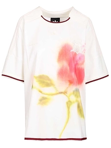 Adidas By Wales Bonner Jersey Floral Print Football T-Shirt